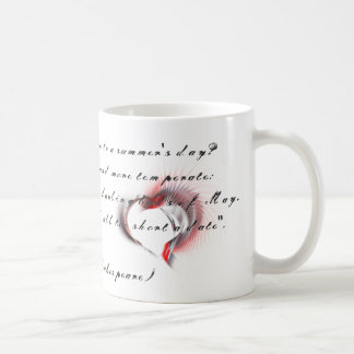 Mug Coeur métallique avec sonnet de Shakespeare 18