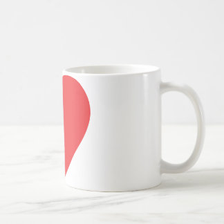 Mug coeur rouge