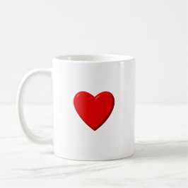 Mug Coeur rouge