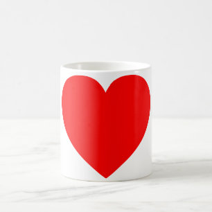 Mug Coeur rouge simple