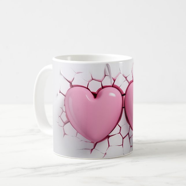 Mug Coeur Serie 1 Kaffeetasse (Vorderseite Links)