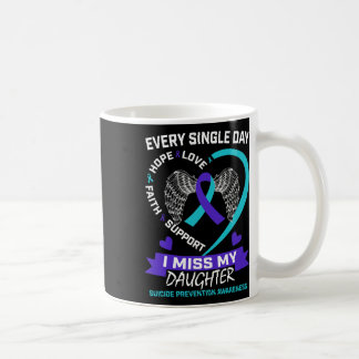 Mug Coeur Turquoise pourpre Miss fille Suicide Sensibi