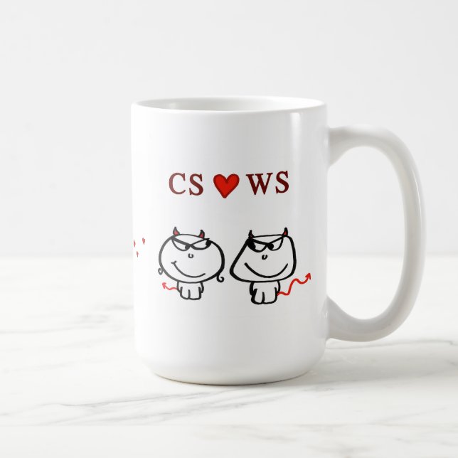 Mug "Coeur WS de CS " (Droite)