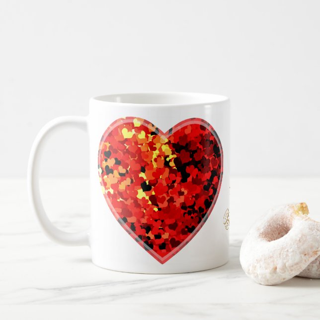 MUG CŒURS (Avec donut)