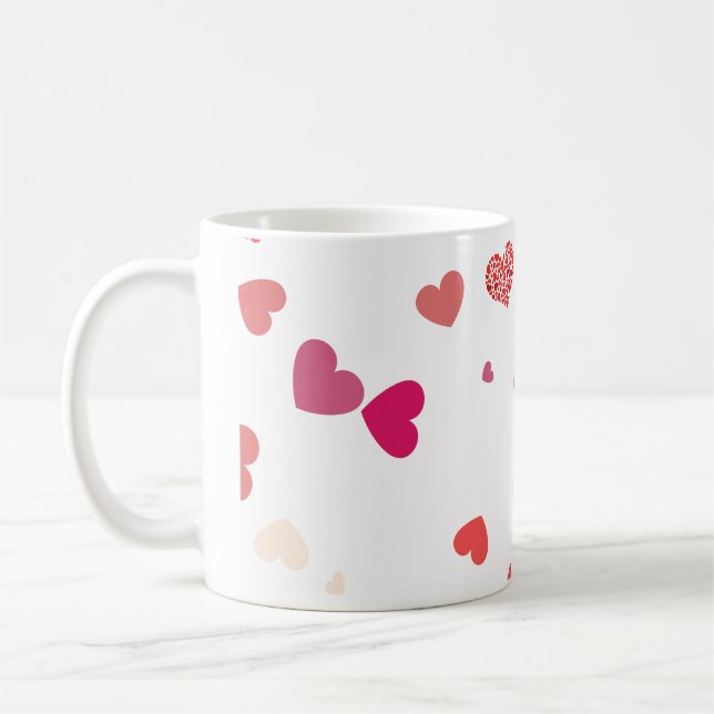 Mug Coeurs - amour (Gauche)