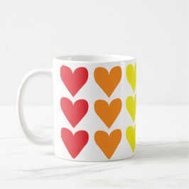 Mug Coeurs arc-en-ciel
