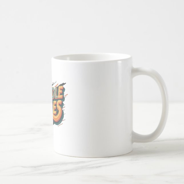 Mug Coeurs de câblage (Droite)