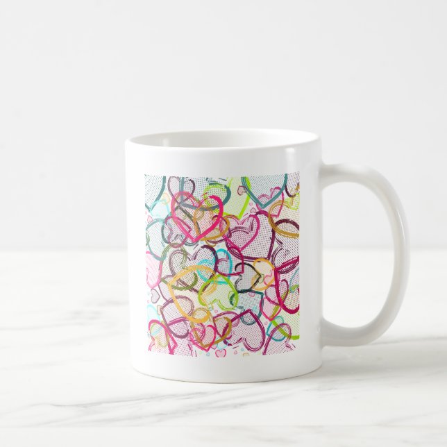 Mug Coeurs de sucrerie (Droite)
