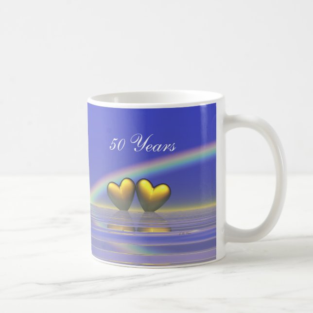 Mug Coeurs d'or du 50e anniversaire (Droite)