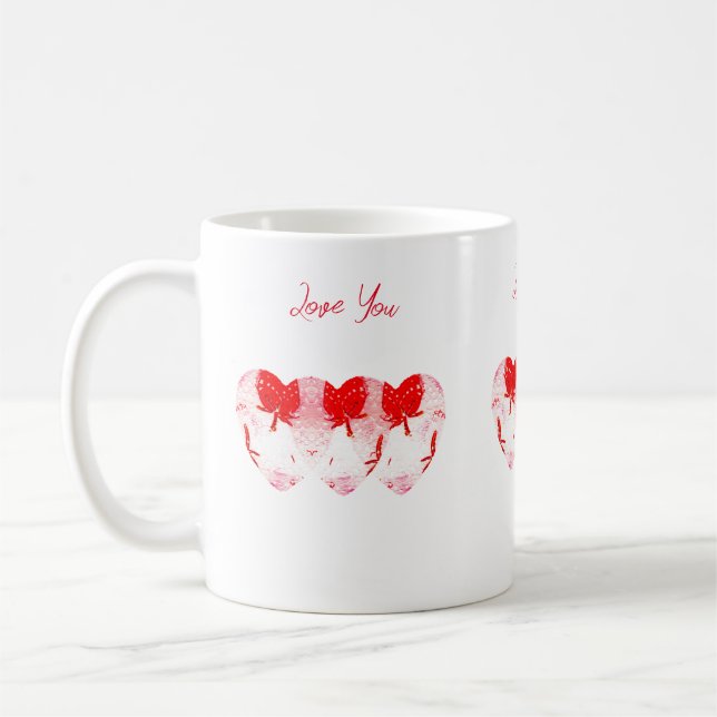 Mug Coeurs fraises (Gauche)