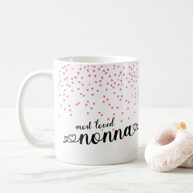 Mug Coeurs les plus aimés Nonna (Avec donut)