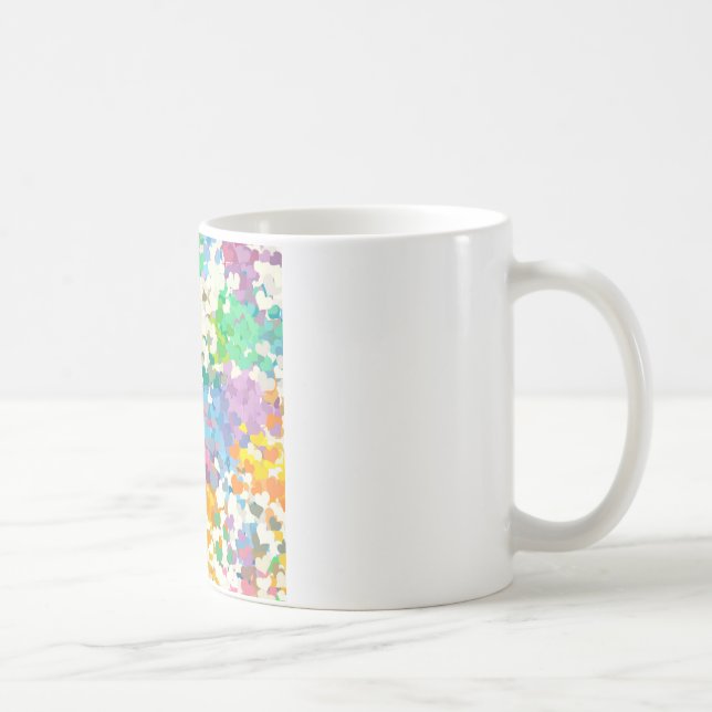 Mug Coeurs Pastel Confetti (Droite)