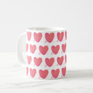 Mug Coeurs roses mignons