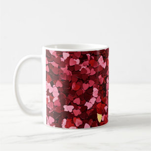 Mug Coeurs rouges