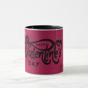 Mug Cœurs rouges Joyuse Saint-Valentin