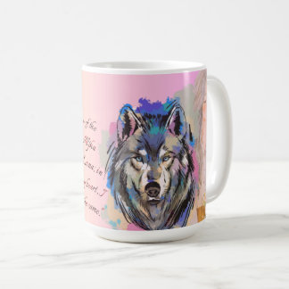 Mug Coeurs sauvages | Design Alpha et Luna Wolf