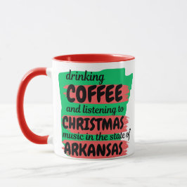 Mug Coffee and Christmas Music in Arkansas 