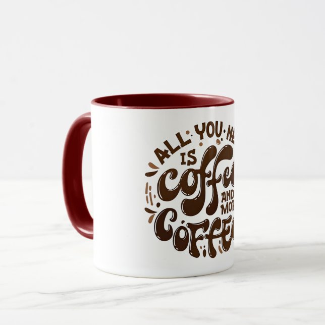 Mug Coffee and More Coffee (Devant gauche)
