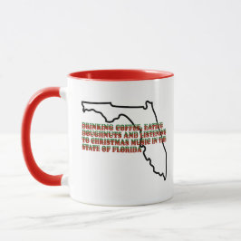 Mug Coffee, Donuts and Christmas Music in Florida 