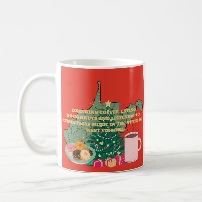 Mug Coffee, Donuts, Christmas Music in West Virginia  (Gauche)