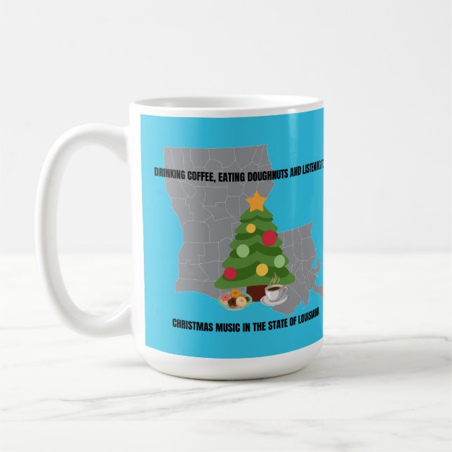 Mug Coffee, Doughnuts and Christmas Music in Louisiana (Gauche)
