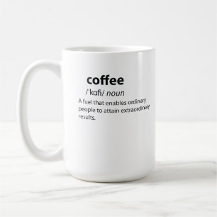 Mug Coffee Funny Dictionnaire Définition