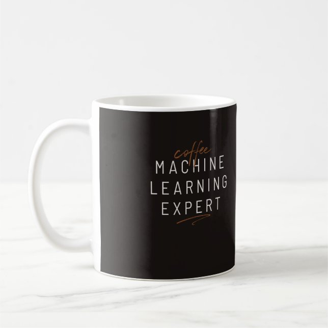 Mug Coffee Machine Learning Drôle (Gauche)