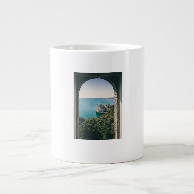 Mug coffee sample panorama  Jumbo-Tasse (Vorderseite)