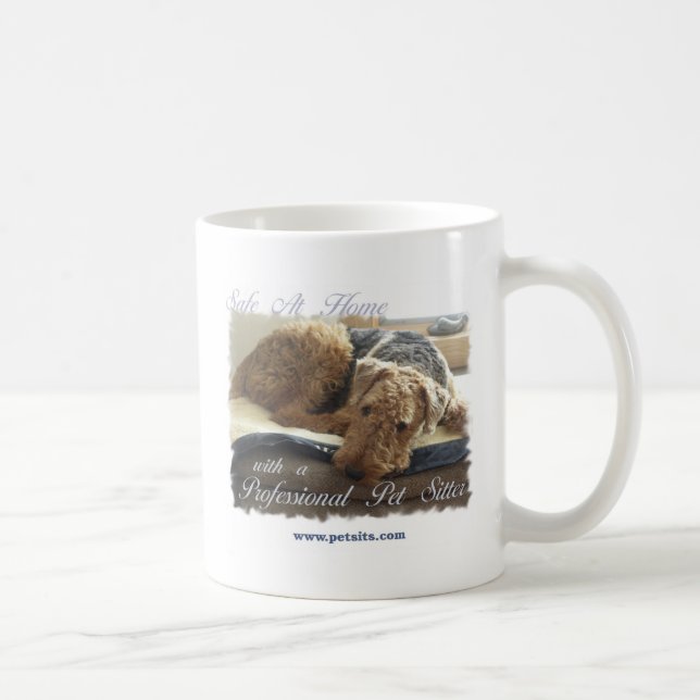 Mug Coffre-fort à la maison avec une garde d'enfants (Droite)