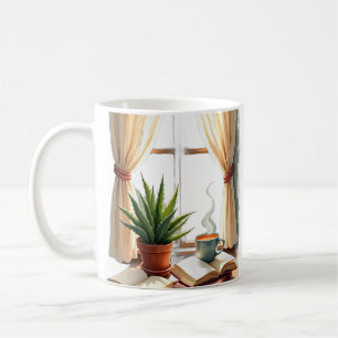 Mug Coin lecture de parent de plante Succulent et livr