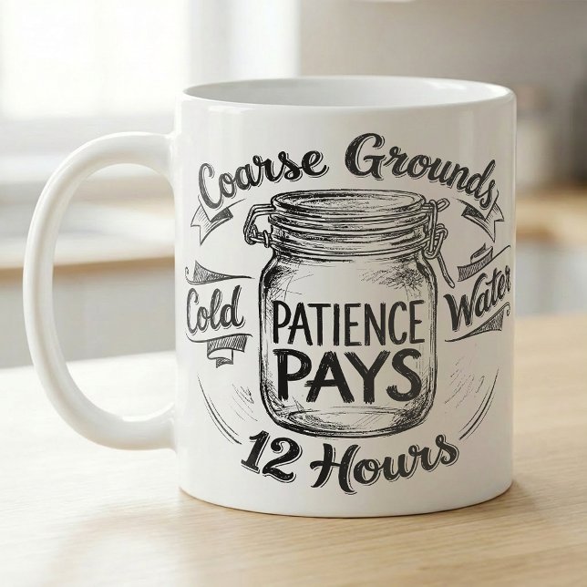 Mug Cold-Steep Coffee Recipe Overnight  (Créateur téléchargé)