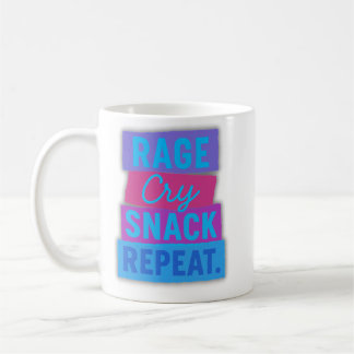 Mug Colère Cri Snack Répéter – Drôle Relatable