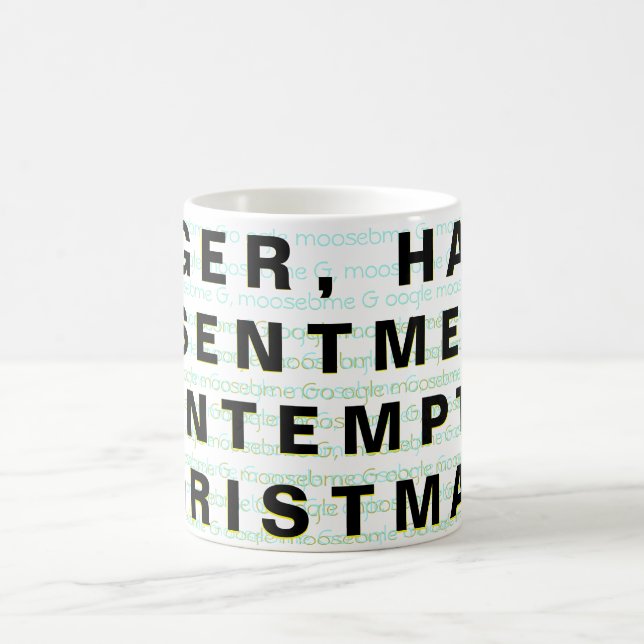 MUG COLÈRE, HAINE, RESSENTIMENT, CONTEMPT... NOËL! (Centre)