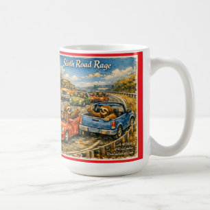 Mug Colère sur la route des paresseux – Aquarelle de v