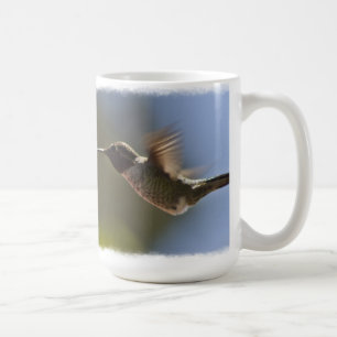 Mug Colibri en vol blanc