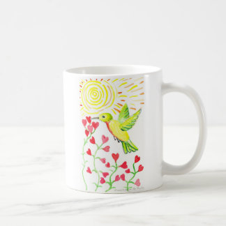 Mug Colibri et coeurs