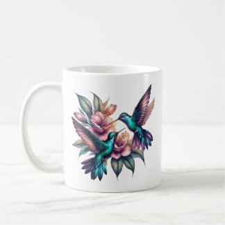 Mug Colibri et fleur Classic Céramique