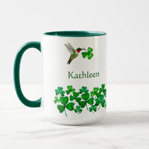 Mug Colibri personnalisé de la Saint-Patrick