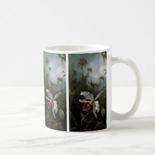Mug Colibris et orchidée blanche par Martin J. Heade