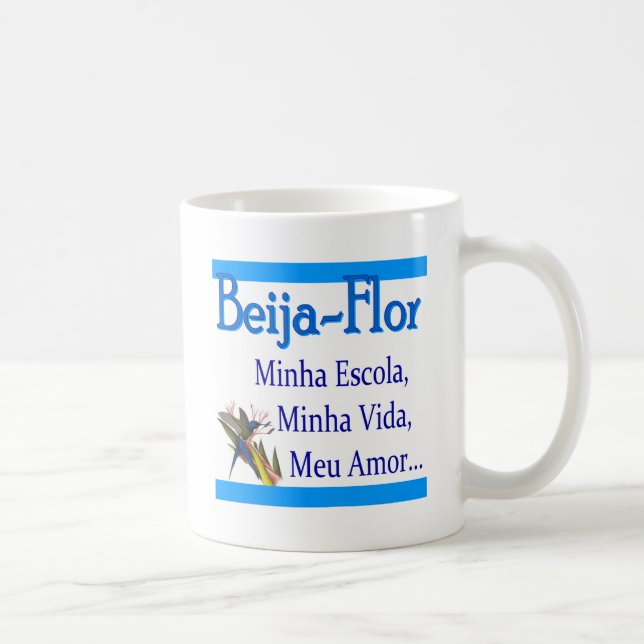 Mug Colibris. Mon école, ma vie, mon amour (Droite)