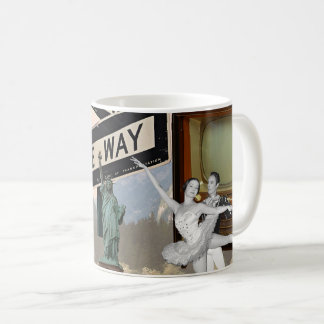 Mug Collage Américain de Style Rétro