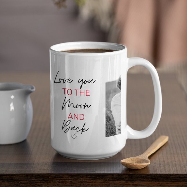 Mug Collage Couple Photo & Citation Romantique À La Lu (Créateur téléchargé)