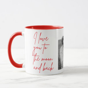 Mug Collage Couple Photo & Citation Romantique Vous Ai