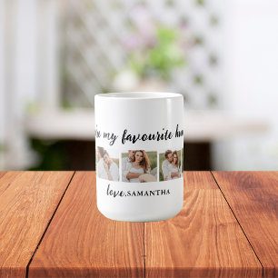 Mug Collage Couple Photo & You Are My Favori Human
