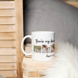 Mug Collage Couple Photo & You Are My Favorite Human