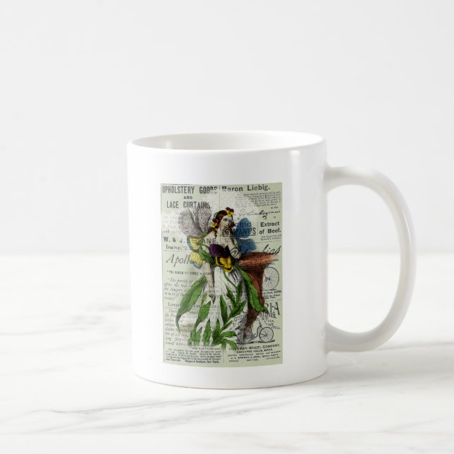 Mug Collage de fées vintages (Droite)