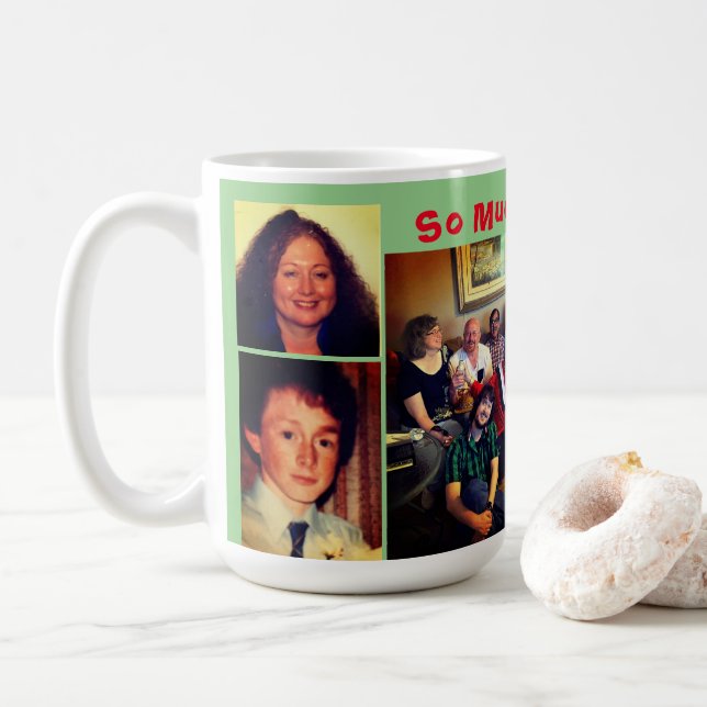 Mug Collage de Love Green (Avec donut)