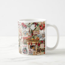 Collage de Noël vintage