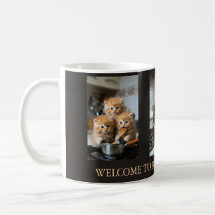Mug Collage de photos de chats Meilleur club de papa c