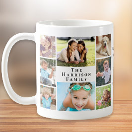 Mug Collage de photos de famille